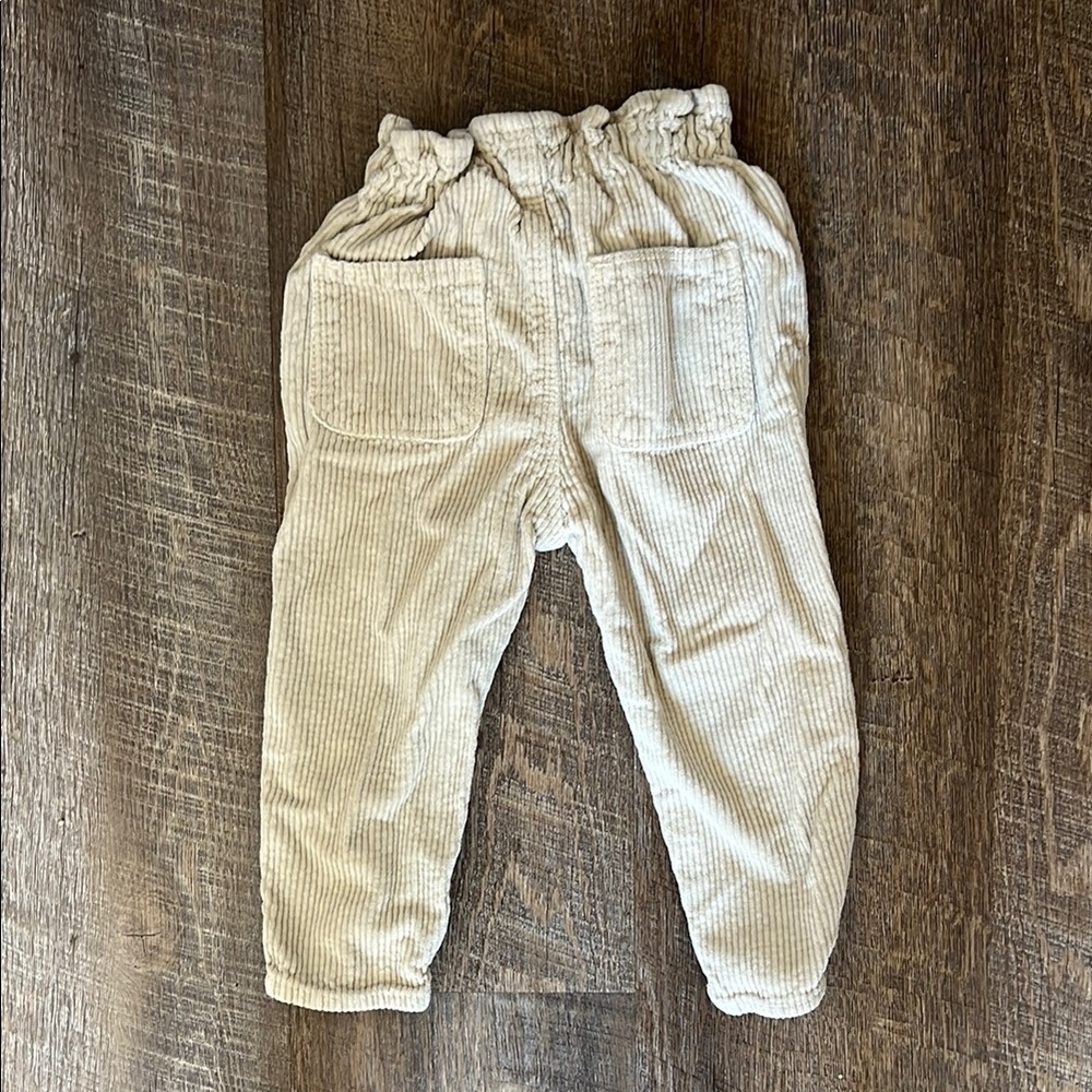 Zara Tan Corduroy Pants - Picture 3 of 3